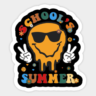 Last Day Of School Schools Out For Summer Teacher Sticker